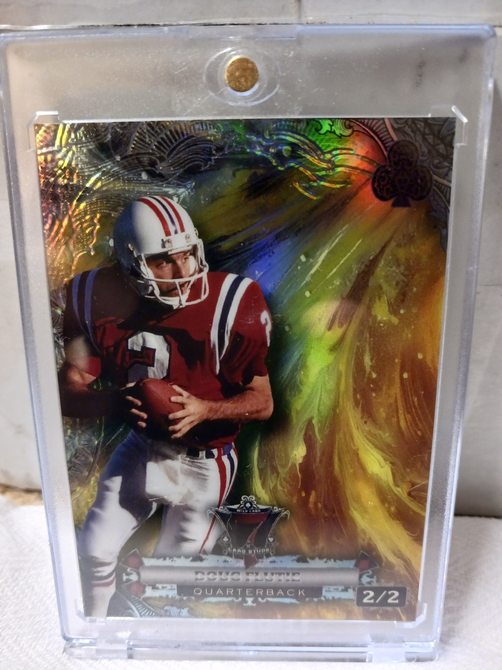 2024 Doug Flutie Wild Card 2 /2 PATRIOTS Quarterback Card